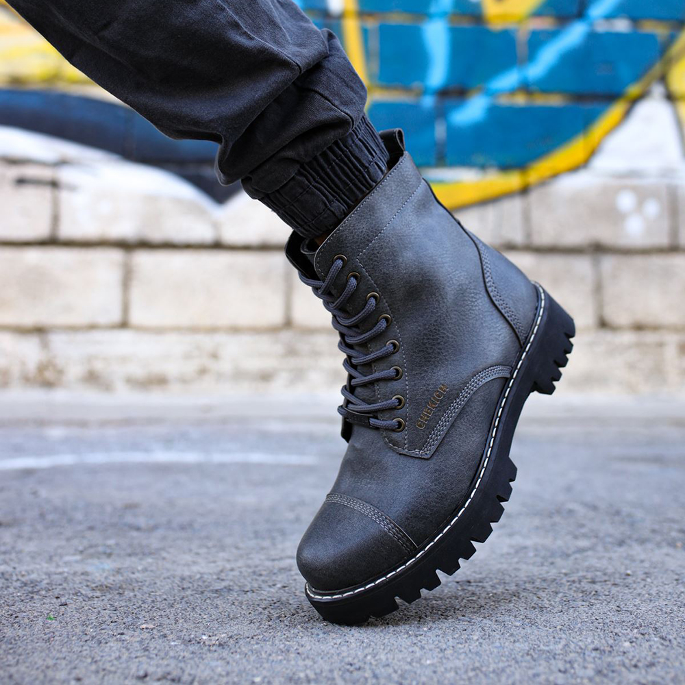 Mens Boots - Anthracite - 009