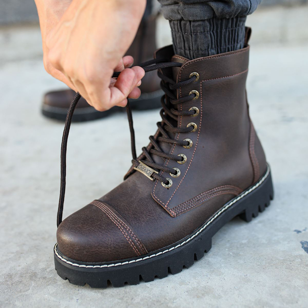 Mens Boots - Brown - 009