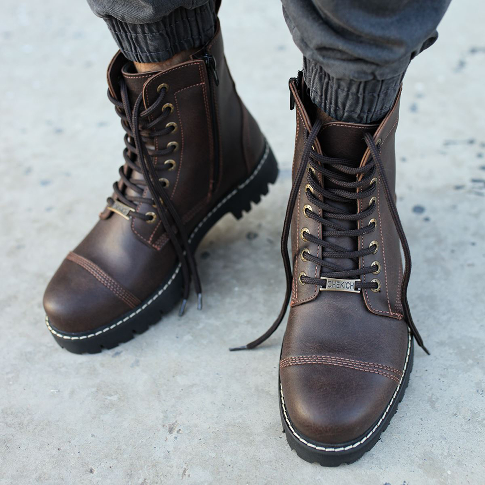 Mens Boots - Brown - 009