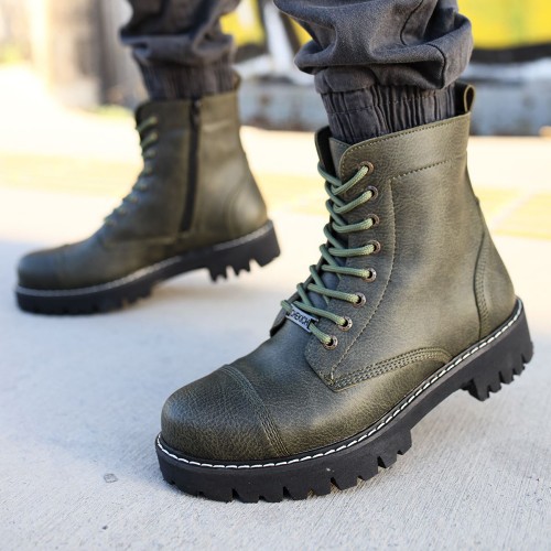 Mens Boots - Khaki - 009