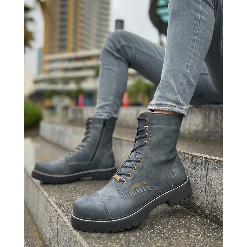 Mens Boots - Anthracite - 009