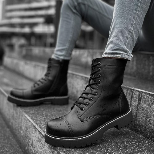 Mens Boots - Black  - 009