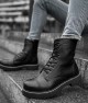 Mens Boots - Black  - 009
