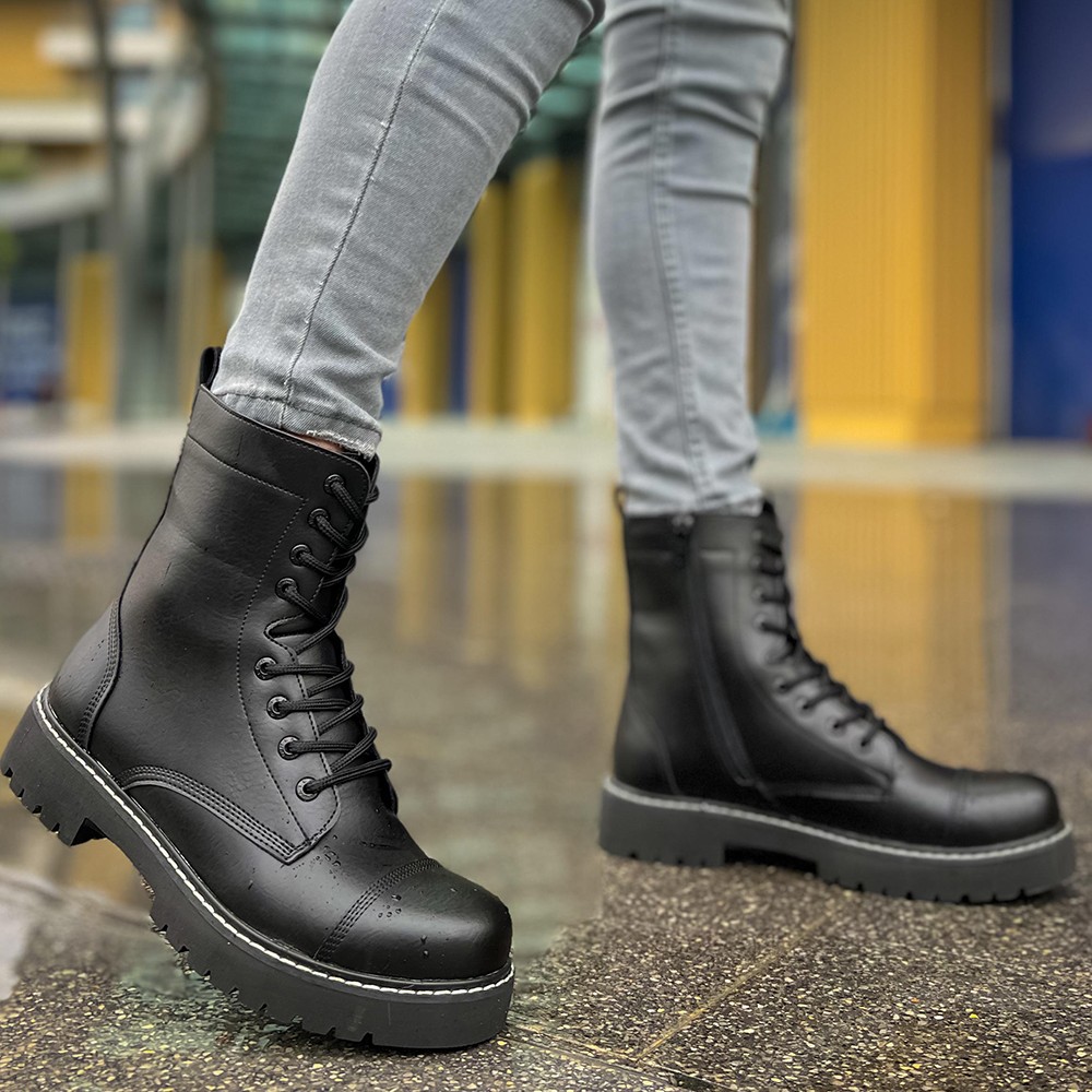 Mens Boots - Black  - 009