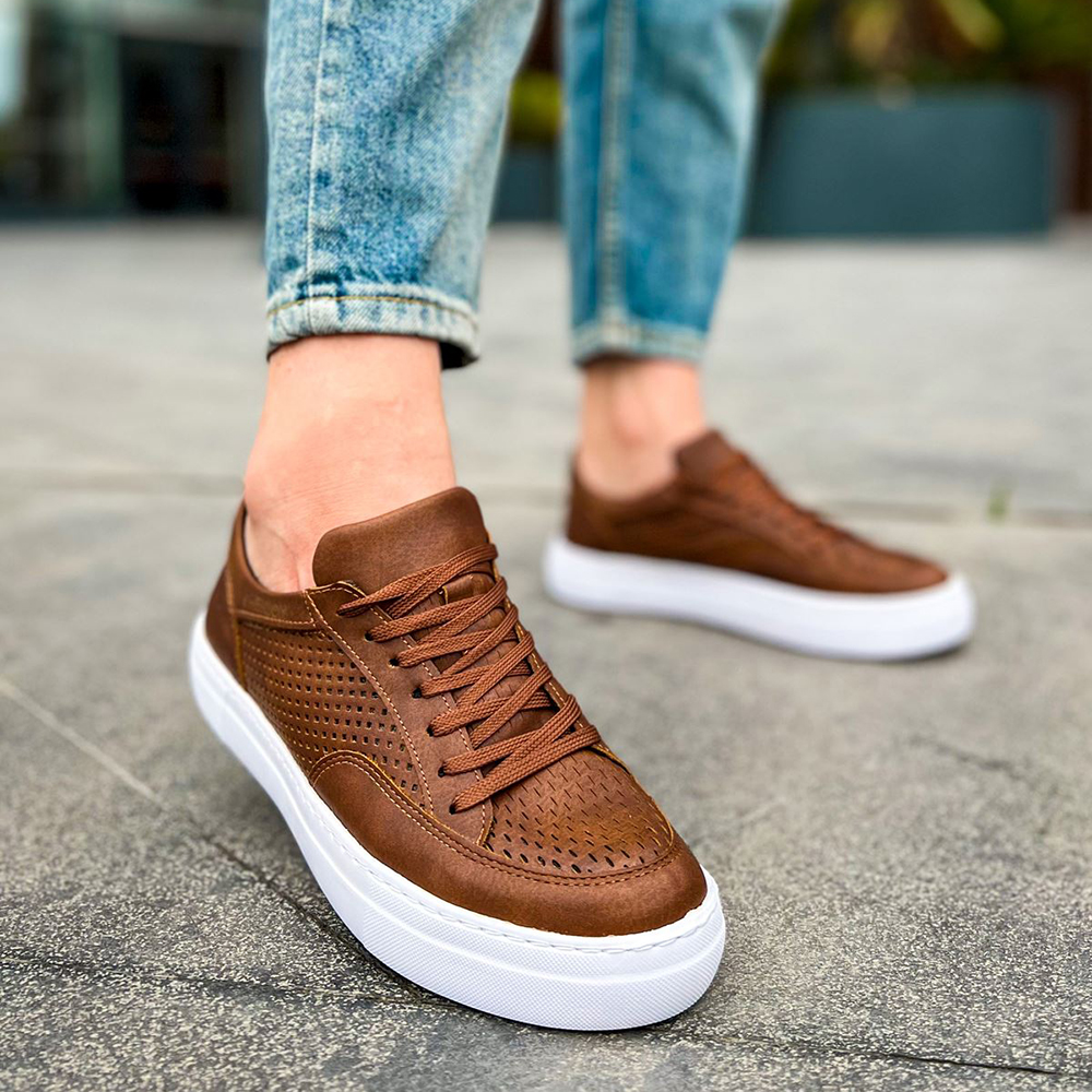 Mens Sneakers - Tan - Lix
