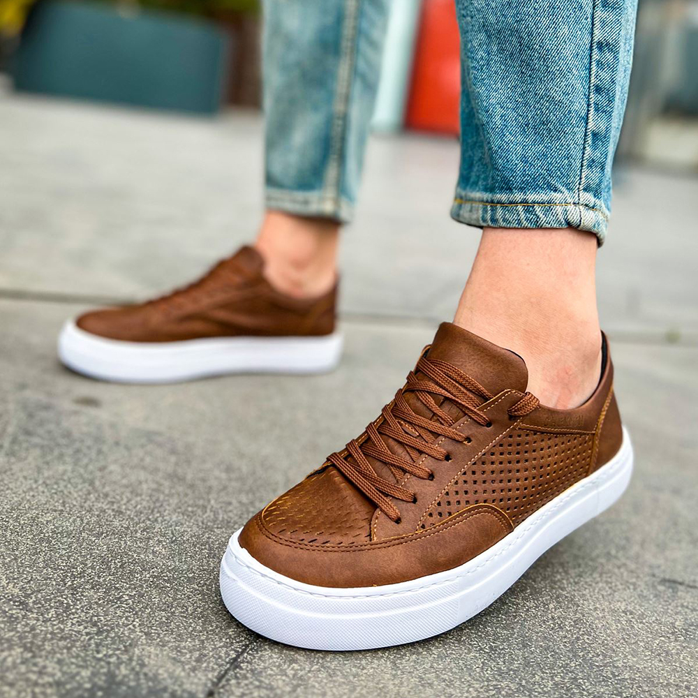 Mens Sneakers - Tan - Lix