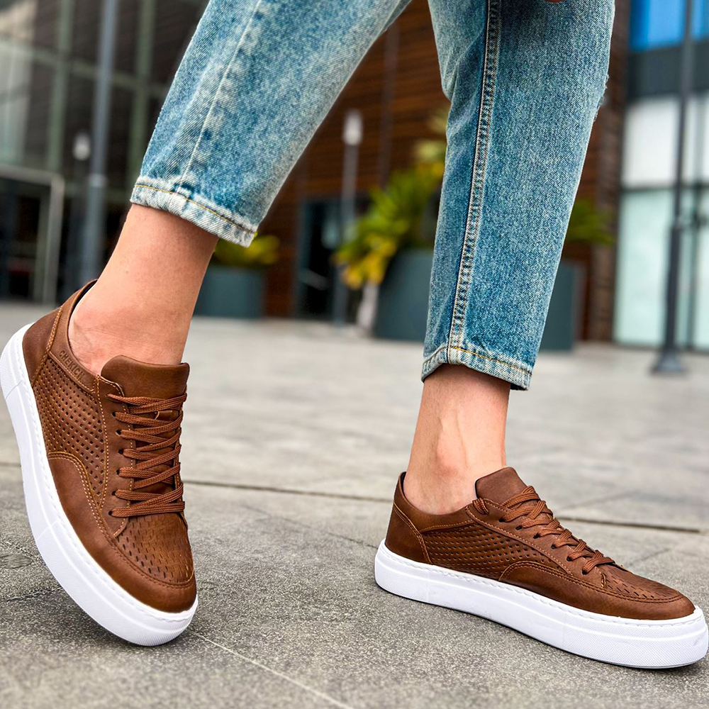 Mens Sneakers - Tan - Lix