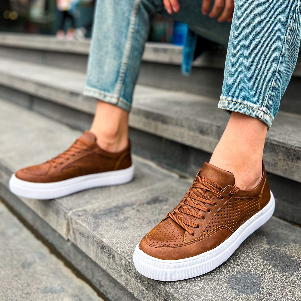 Mens Sneakers - Tan - Lix