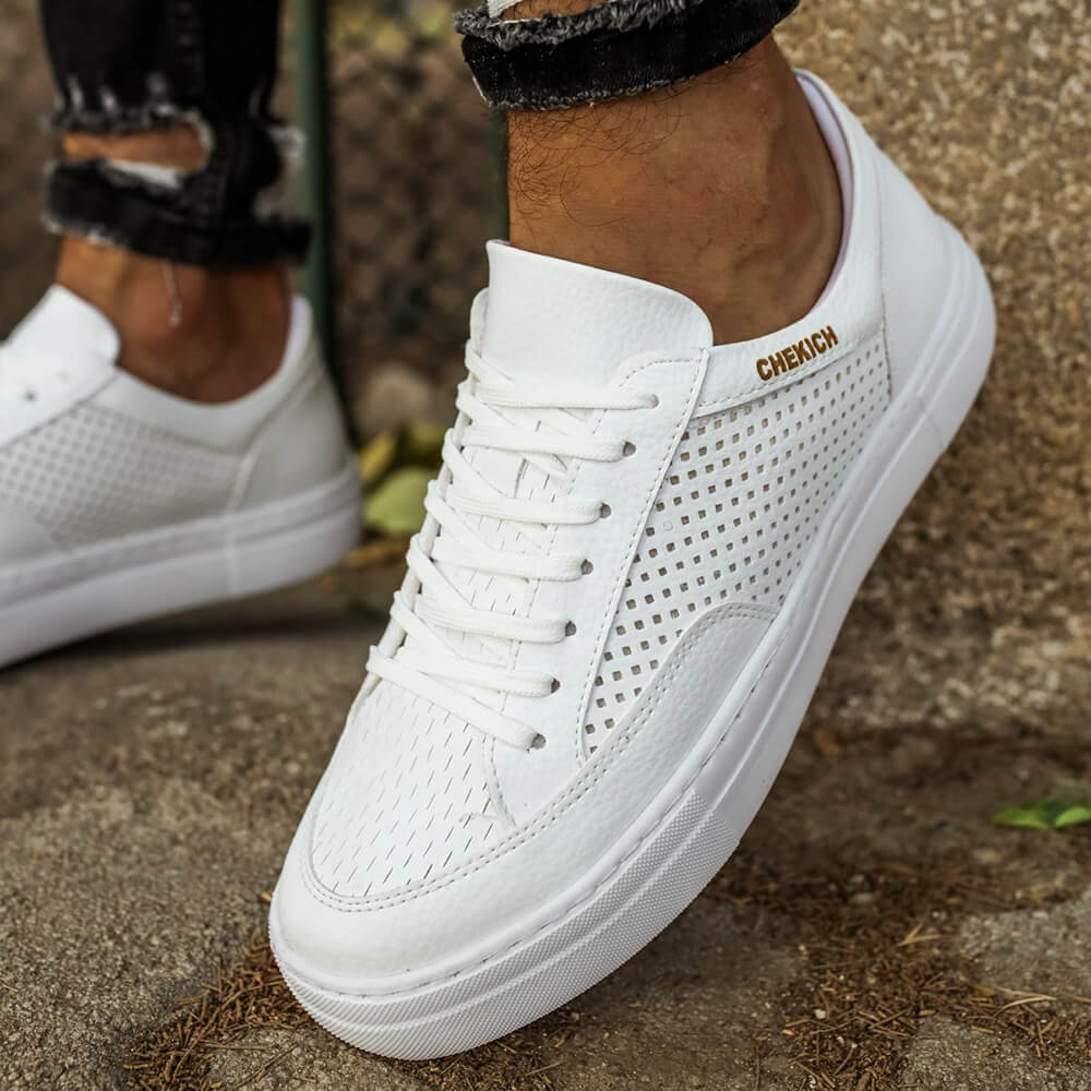 Men's Sneakers - White - Lix