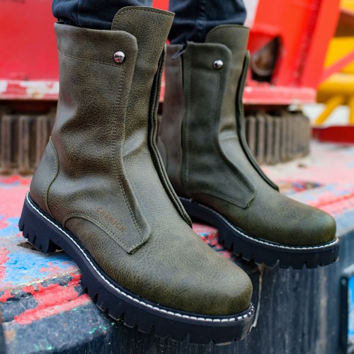Mens Boots - Khaki - 027