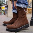 Mens Boots - Brown Suede - 027