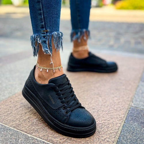 Womens Sneakers - Black - 043