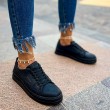 Womens Sneakers - Black - 043