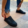 Womens Sneakers - Black - 043