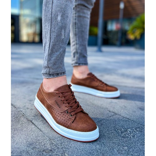 Mens Sneakers - Tan - 043