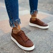 Womens Sneakers - Tan - 043