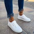 Womens Sneakers - White - 043