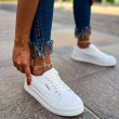 Womens Sneakers - White - 043