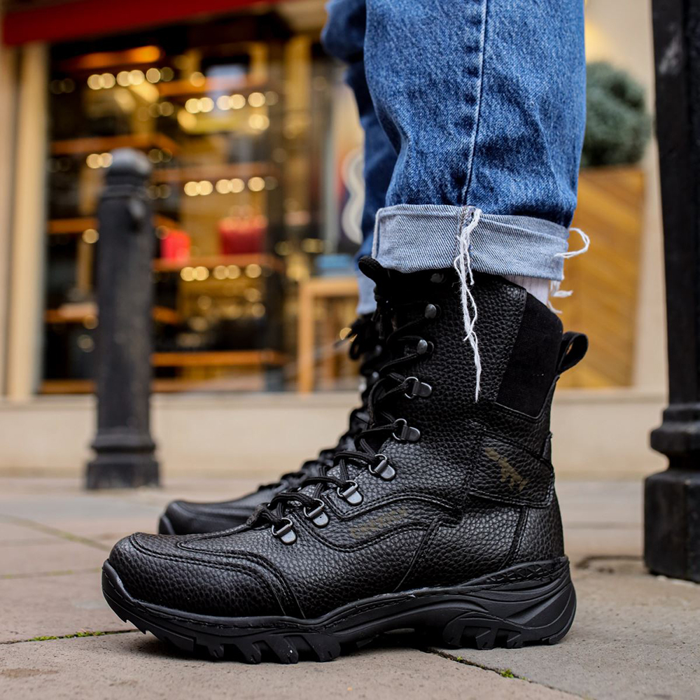 Mens Boots - Black  - 051