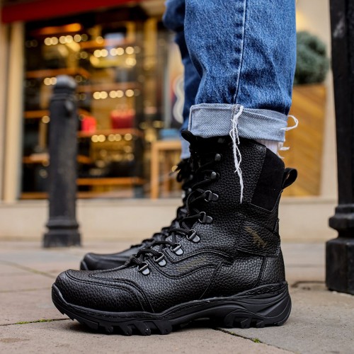 Mens Boots - Black  - 051