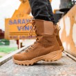 Mens Boots - Tan Suede - 051