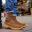 Mens Boots - Tan Suede - 051