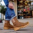 Mens Boots - Tan Suede - 051