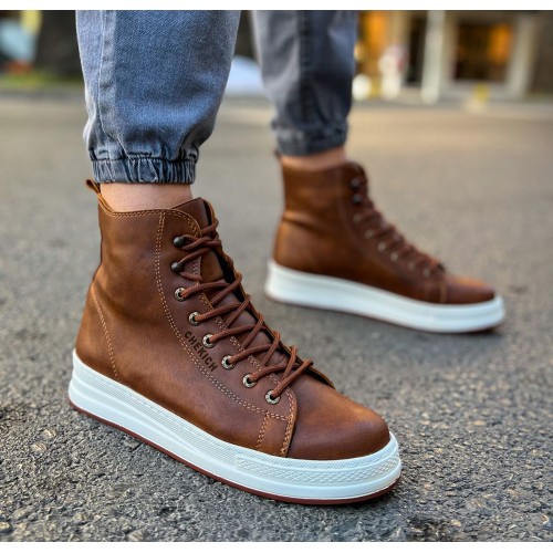 Mens Boots - Tan - 055