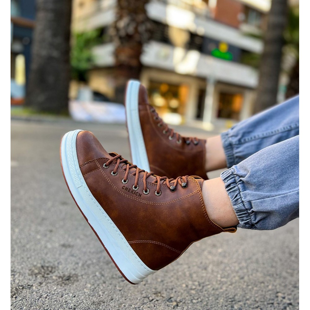 Mens Boots - Tan - 055