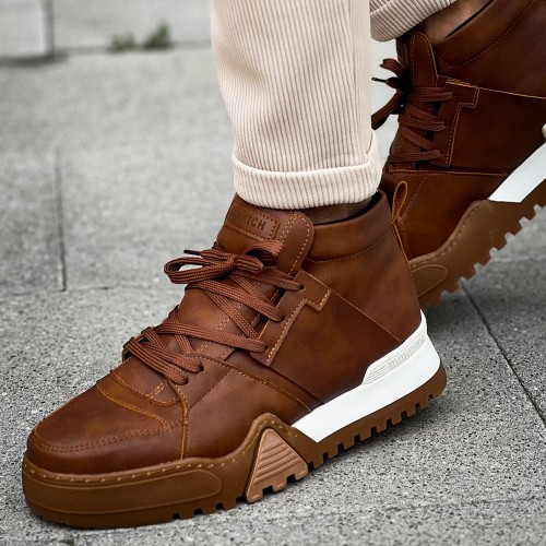 Mens Boots - Tan - 057