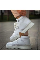 Mens Boots - White - 057