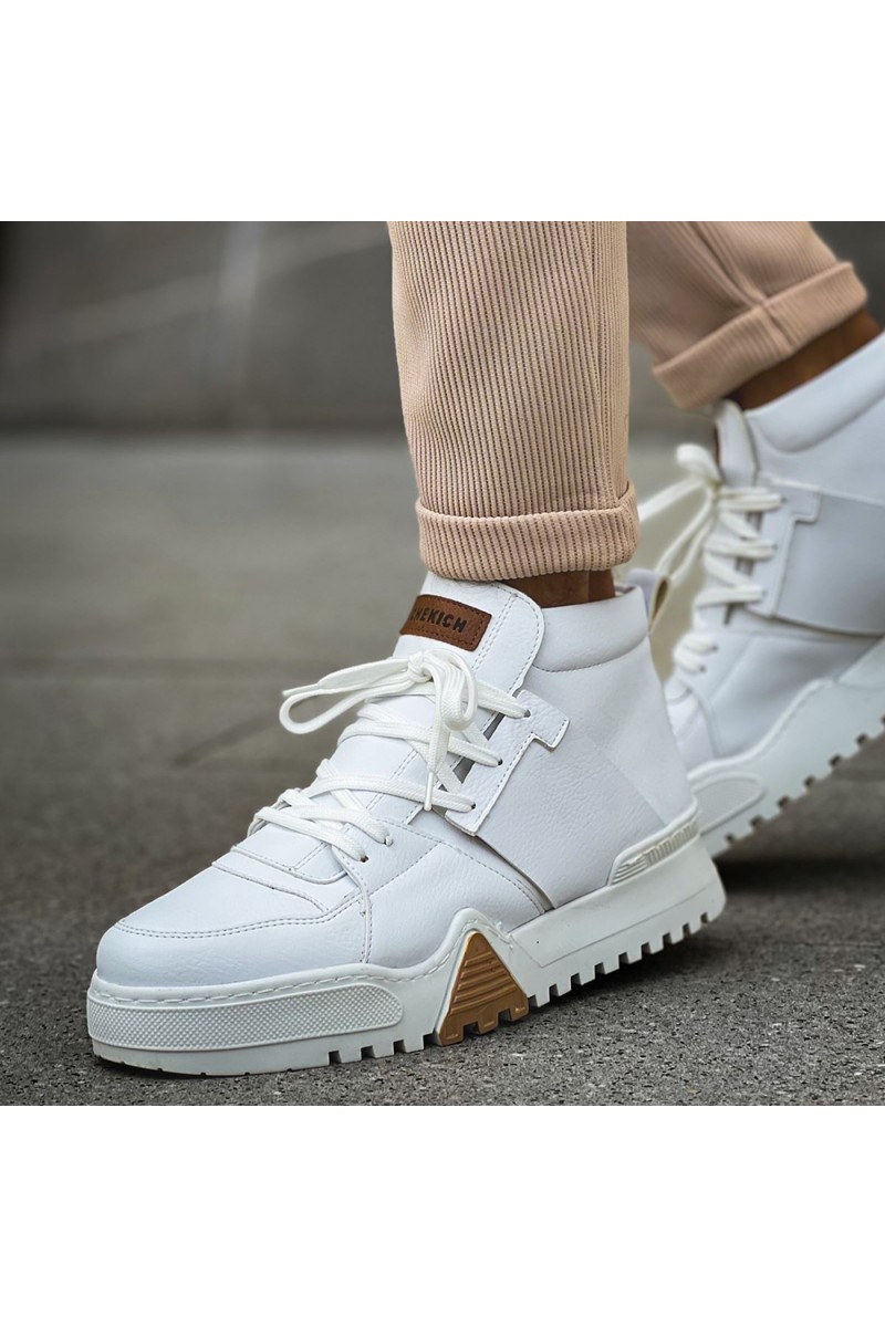 Mens Boots - White - 057