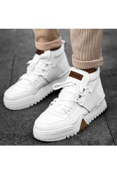 Mens Boots - White - 057