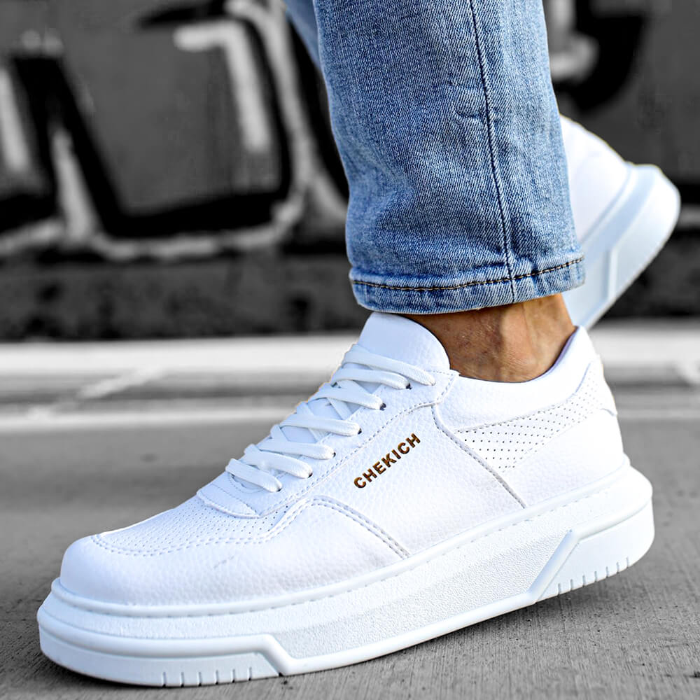 Mens Sneakers - White - 075