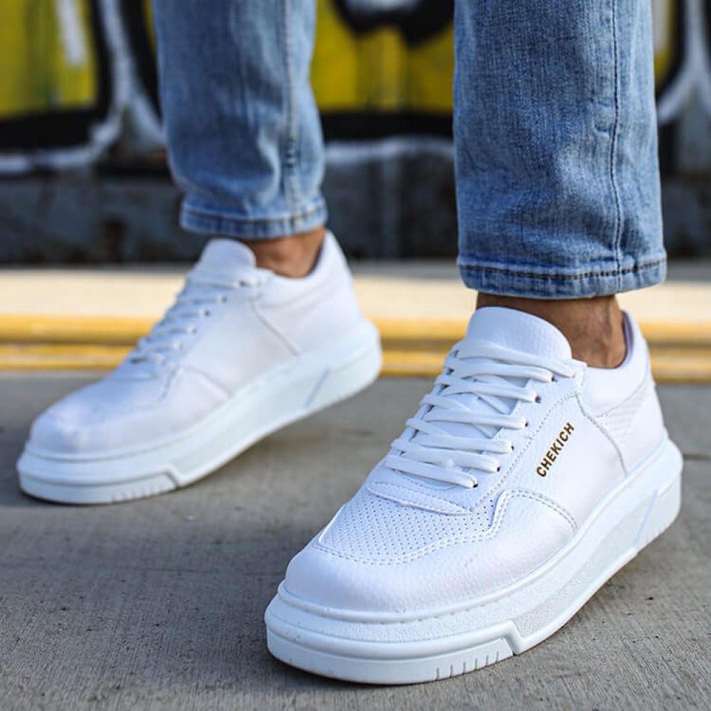 Mens Sneakers - White - 075