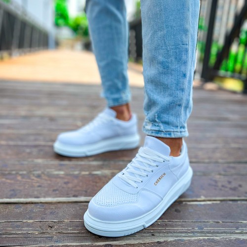 Mens Sneakers - White - 075