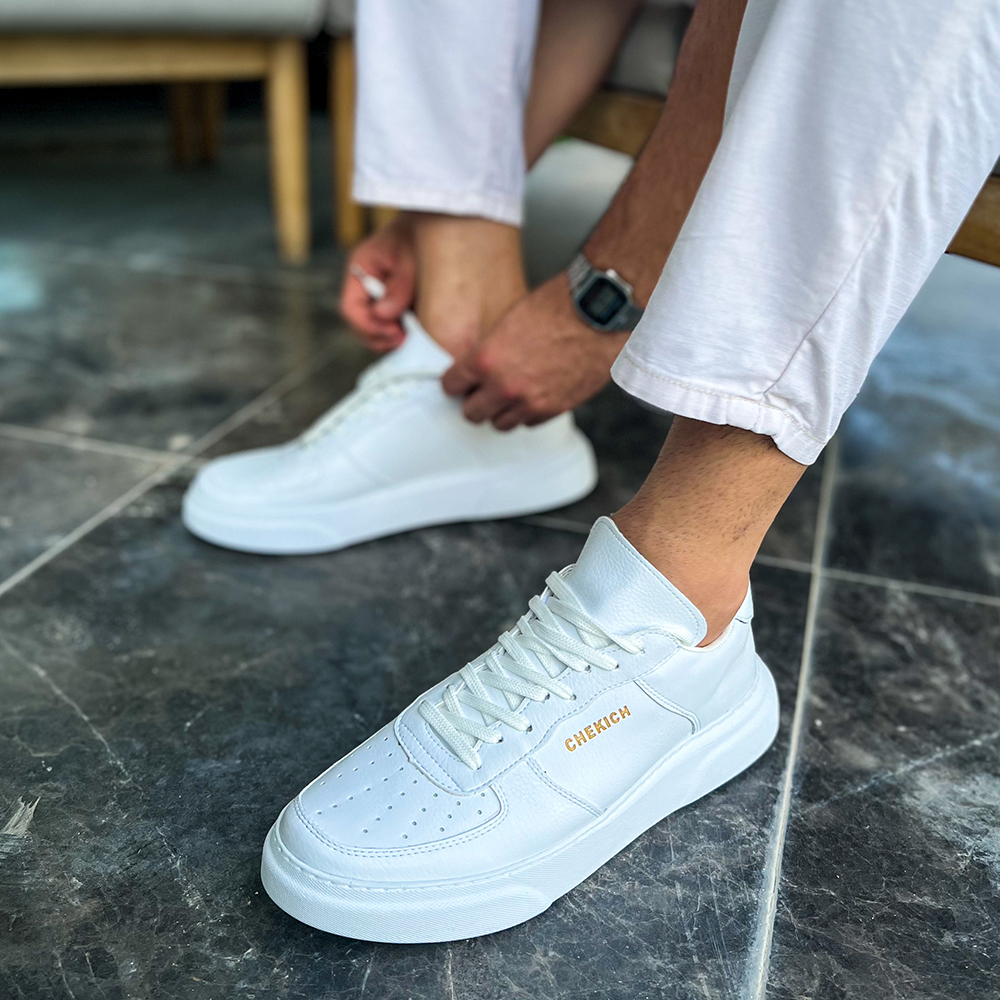 Mens Sneakers - White - 087