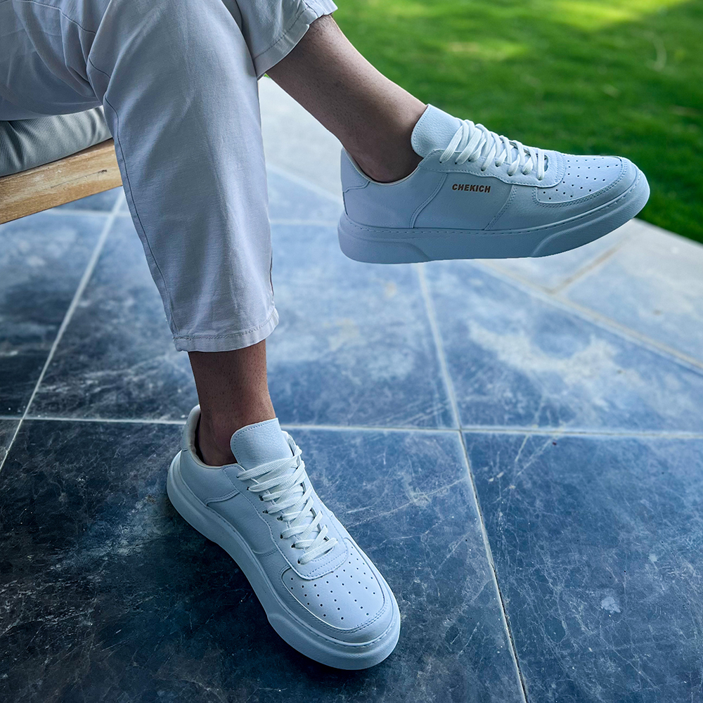 Mens Sneakers - White - 087