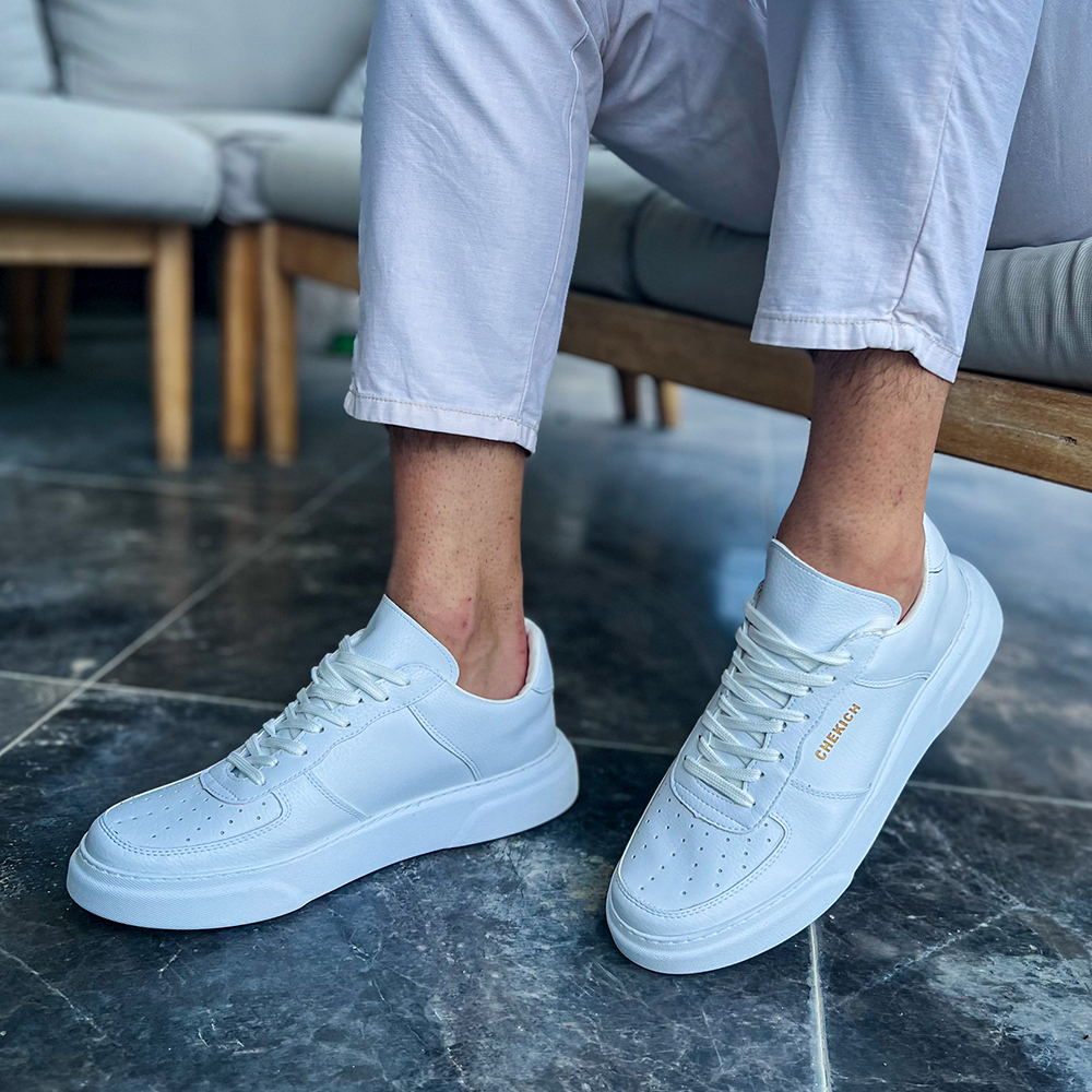 Mens Sneakers - White - 087