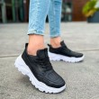 Mens Sneakers - Black White - 089