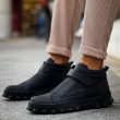 Mens High Top Sneakers - Black - 103