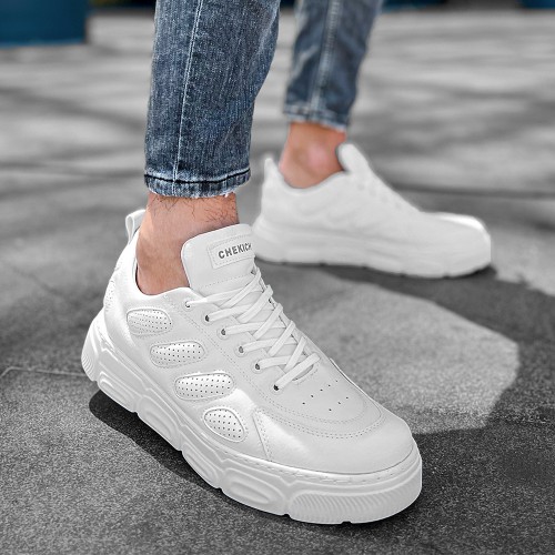 Mens Sneakers - White - 105