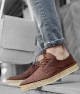 Men’s Sneakers - Tan White - 117
