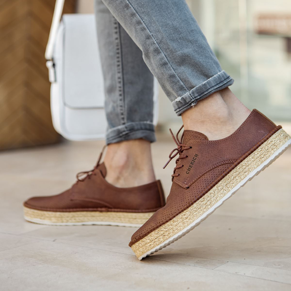 Men’s Sneakers - Tan White - 117