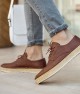 Men’s Sneakers - Tan White - 117