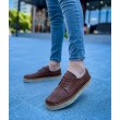Mens Sneakers - Tan White - 117