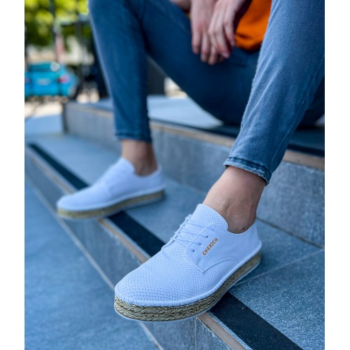 Mens Sneakers - White - 117