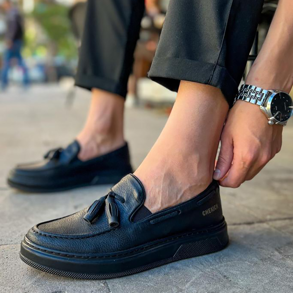 Mens Classic Shoes - Black - 127