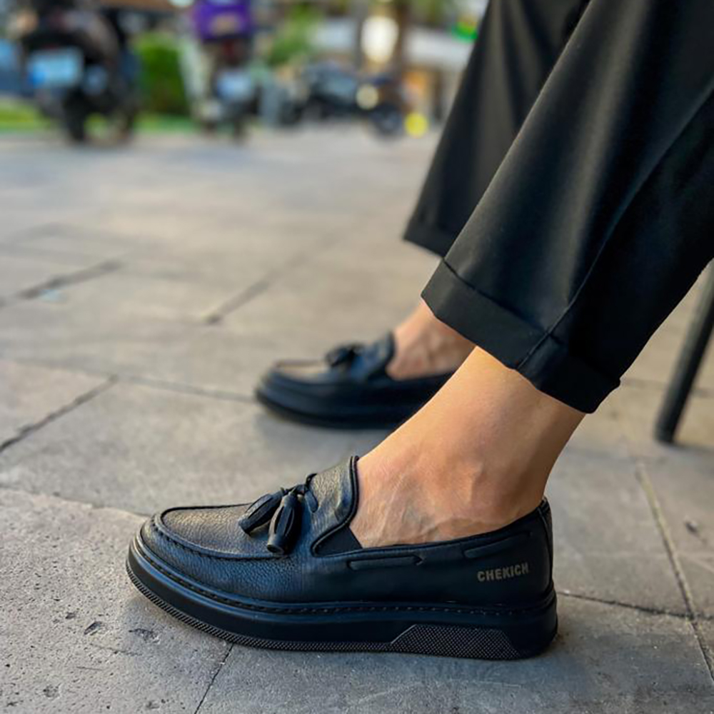 Mens Classic Shoes - Black - 127