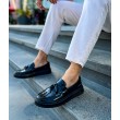Mens Classic Shoes - Black Patent Leather - 127